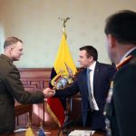 EN CARONDELET, EL PRESIDENTE NOBOA RECIBIÓ A ALTAS AUTORIDADES DEL COMANDO SUR DE EE. UU. PARA PROFUNDIZAR LA COOPERACIÓN EN SEGURIDAD