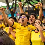 Familias guayaquileñas celebraron la clasificación de Ecuador en espacios municipales