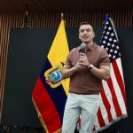 Presidente Noboa se reúne con la comunidad ecuatoriana en Nueva York y promueve el programa Contigo Mujer