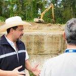PREFECTURA DEL GUAYAS REFUERZA OBRAS DE PROTECCIÓN ANTE EL RIESGO DE INUNDACIONES EN BALAO